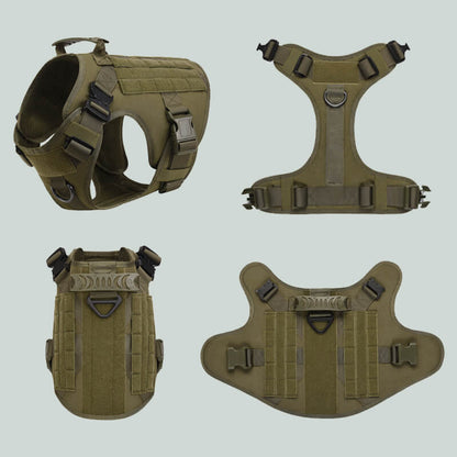 No-Pull Tactical Dog Harness – Alpha Series